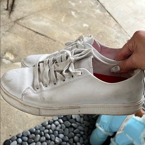 Shoes for crews non slip leather sneaker